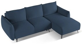 Modrá rohová pohovka (pravý roh) Malie – Makamii