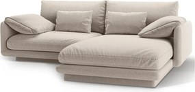 Béžová rohová pohovka (pravý roh) Torino – Micadoni Home