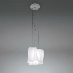 Artemide Logico závesná lampa fumé difúzor, fúkané sklo, E27, 116W