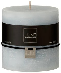 Modrá nevonná sviečka valec XL Blue - Ø 5 10*10 cm/80h