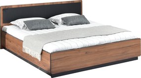 Manželská posteľ 160x200 cm Protegidas P13 (čierna). Akcia -21%. Vlastná spoľahlivá doprava až k Vám domov. 1137248