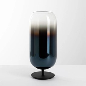 Artemide Gople Mini stolová lampa, modrá/čierna