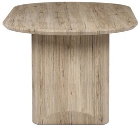 Autronic BONTEC Jedálenský stôl 200x100cm, mdf, dub san remo, HT-W1578 SRE Farba: Hnedá