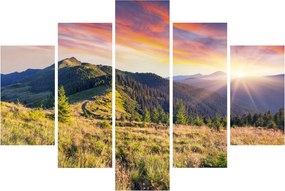 Obraz - Lesná krajina (150x105 cm)