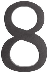 Čierna plastová číslica 8
