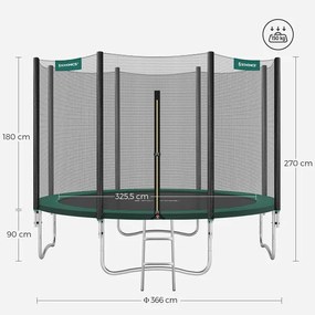 Trampolína STR10GN