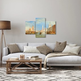 Obraz - Joseph Mallord William Turner, Venice the Dogana and San Giorgio Maggiore, reprodukcia (90x60 cm)