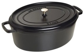 Staub Hrniec STAUB oválny 41 cm čierny 12l