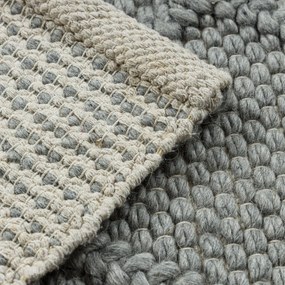 Dywany Łuszczów, Kusový koberec Tahar 99001G grey, 90x150, šedá, obývacia izba