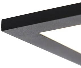 Moderné stropné svietidlo čierne vrátane LED 80 cm - Liv