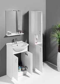 Aqualine SIMPLEX ECO 50 umývadlová skrinka vrátane umývadla 47x83, 5x29cm SIME500