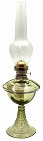Petrolejová lampa JASMÍNA 50 cm lesná zelená