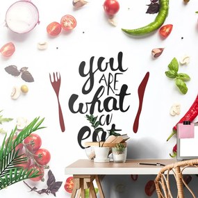 Tapeta s nápisom - You are what you eat - 375x250