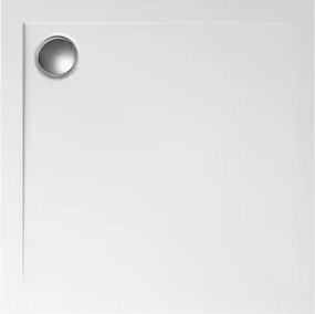 Polimat Štvorcová akrylátová sprchová vanička Geos 80x80 (90x90, 100x100) WST POLIMAT-Farba: Biela - kamenná štruktúra, POLIMAT-Rozmery: 100x100