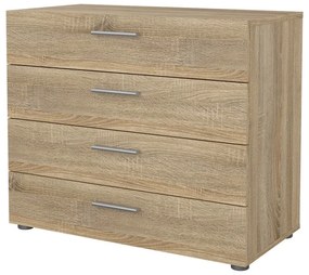 Komoda v dubovom dekore Tvilum Pepe, 80 x 68 cm