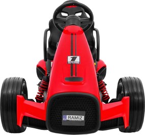 Ramiz Detská motokára na batérie Bolid XR-1 Červená + nastaviteľné riadidlá + tvarované sedadlo