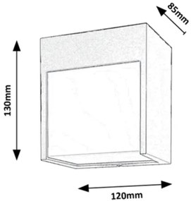 Rabalux 7477 - LED Vonkajšie nástenné svietidlo BALIMO LED/12W/230V biela IP54