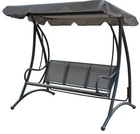 Záhradná hojdačka LENOX, max. 250 kg, PE 160 g/m2 (194 x 119 x 170 cm)