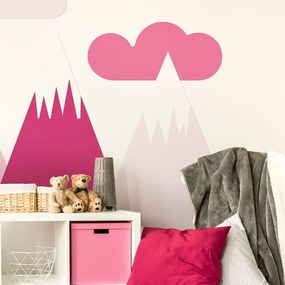 Nástenná samolepka Ambiance Scandinavian Giant Mountains Shaka