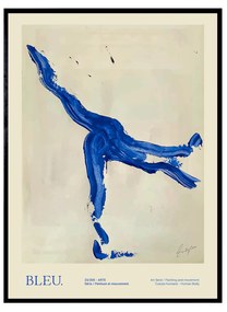 THE POSTER CLUB Autorský plagát Bleu by Lucrecia Rey Caro 50 x 70 cm
