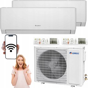 Nástenná klimatizácia Multisplit Gree Pular 3,2kW 3,2kW Wifi Vykurovacia Jednotka