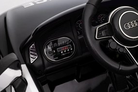 Ramiz Elektrické autíčko Audi R8 Polícia na batérie + diaľkové ovládanie + EVA + pomalý štart + MP3 LED