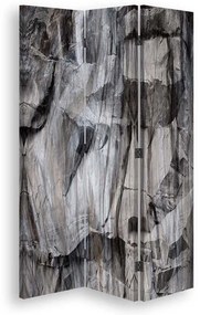 Gario Paraván Drsná sivá Rozmery: 110 x 170 cm, Prevedenie: Klasický paraván