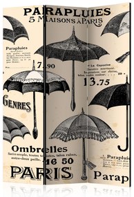 Artgeist Paraván - Vintage Umbrellas [Room Dividers]