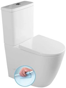 Sapho Sapho, TURKU RIMLESS WC kombi misa zvýšená, sp./zad.odpad, PC104WR