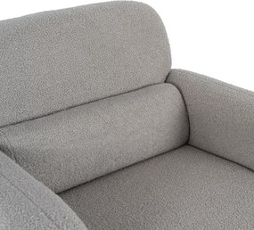 Relaxačné kreslo VARENO – sivé bouclé