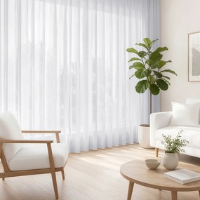 Goldea záclona – svetlo sivá jemná sieť 300 cm