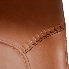 HYPE ČALÚNENÁ BAROVÁ STOLIČKA cognac brown/black