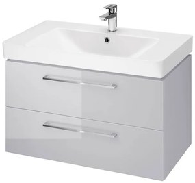 Cersanit - SET B350 LARA MILLE 80cm (SKRINKA + UMÝVADLO), Šedá, S801-340-DSM