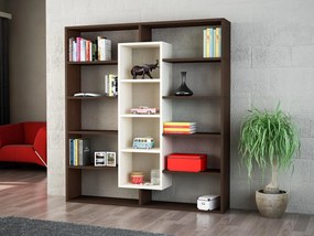 Regál Apple (wenge + krémová). Akcia -18%. Vlastná spoľahlivá doprava až k Vám domov. 1088236