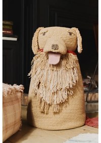 Béžový látkový detský kôš na hračky 40x30x55 cm Luna – Lorena Canals