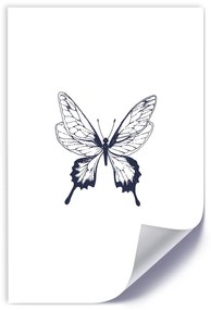 Gario Plagát Kreslený motýľ Farba rámu: Bez rámu, Veľkosť: 30 x 45 cm