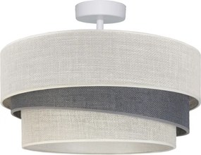 BRILAGI - Prisadený luster TRIO 1xE27/60W/230V pr. 40 cm krémová/šedá