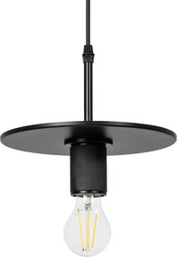 Toolight Toolight, závesné svietidlo 1xE27 APP1180-1CP, čierna, OSW-40017