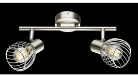 Globo 54809-2 - Bodové svietidlo TEXAS 2xE14/40W/230V matný chróm