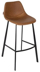 Sada 2 hnedých barových stoličiek Dutchbone Franky, výška 106 cm