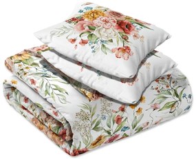 BAVLNENÉ SATÉNOVÉ OBLIEČKY 160x200 + 2 x (70x80) NOBILE 010