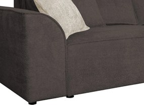 Pohovka John, hnedá látka so štruktúrou