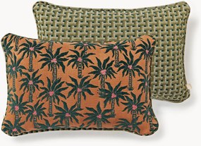 Ručne vyrobený exteriérový obojstranný vankúš Laura