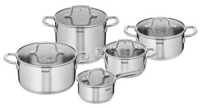Tefal - Sada hrncov 10 ks VIRTUOSO nerez