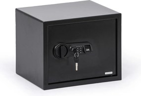 Nábytkový sejf s elektronickým zámkom a čítačkou odtlačkov prstov, 300 x 380 x 300 mm