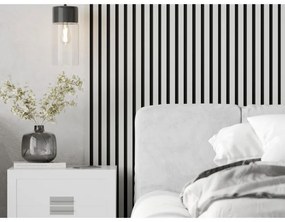 Mexen Lam-F, akustické stenové lamely 275 × 31,5 cm, filc 6 mm, biela lesklá, S105-275317-2812-054