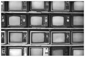 Obraz - Retro televízie (90x60 cm)