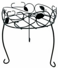 Kovový stojan 33x29 cm ES35002