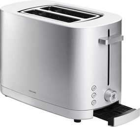 Hriankovač na 2 toasty Enfinigy s ohrievačom strieborný