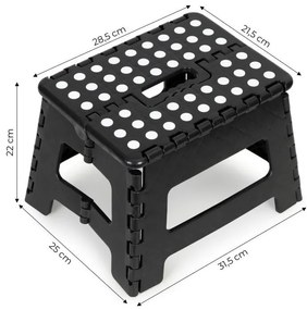 Praktická skladacia taburetka 22cm